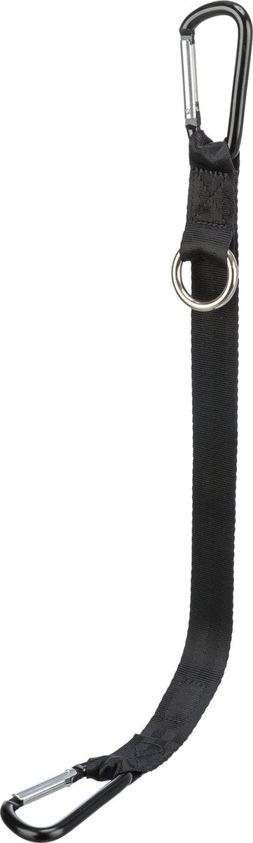 Ceinture de voiture universelle Trixie avec mousqueton noir