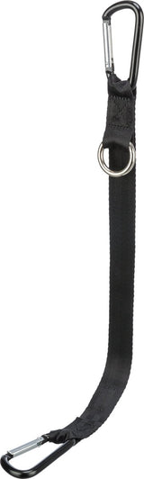 Ceinture de voiture universelle Trixie avec mousqueton noir