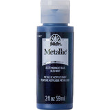 Folkart • peinture acrylique métallisée bleu nuit 59ml
