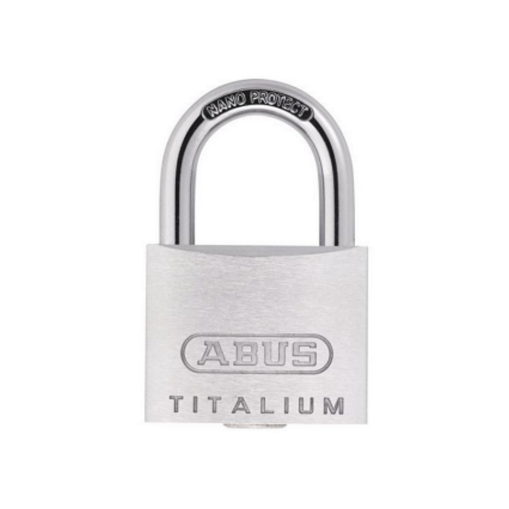 Abus titalium 64ti 30 hængelås 30 mm grå