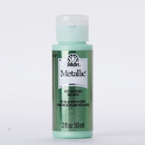 Folkart • peinture acrylique métallisée vert soie 59ml