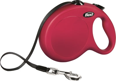 Flexi products ligne rétractable nouveau pneu classique rouge l 8 mètres jusqu'à 50kg