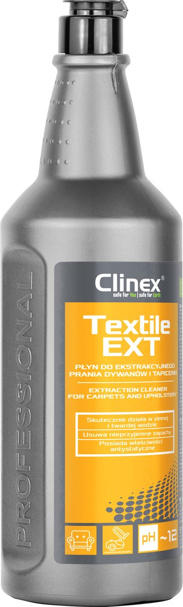 Clinex textile ext extractiereiniger voor tapijt en bekleding 1 liter