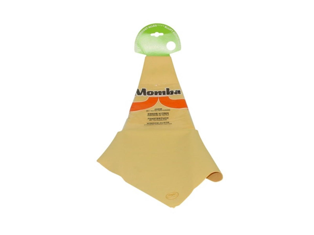 Cravate Momba chamois jaune 38x44cm