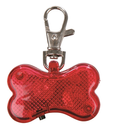 Trixie Flasher Safety Light Bot rouge