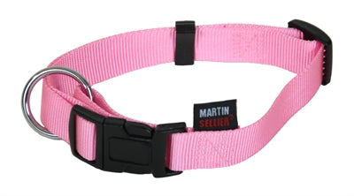 Col Martin basique nylon rose