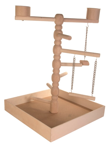Aire de jeux en bois Trixie pour tourtereaux et perruches
