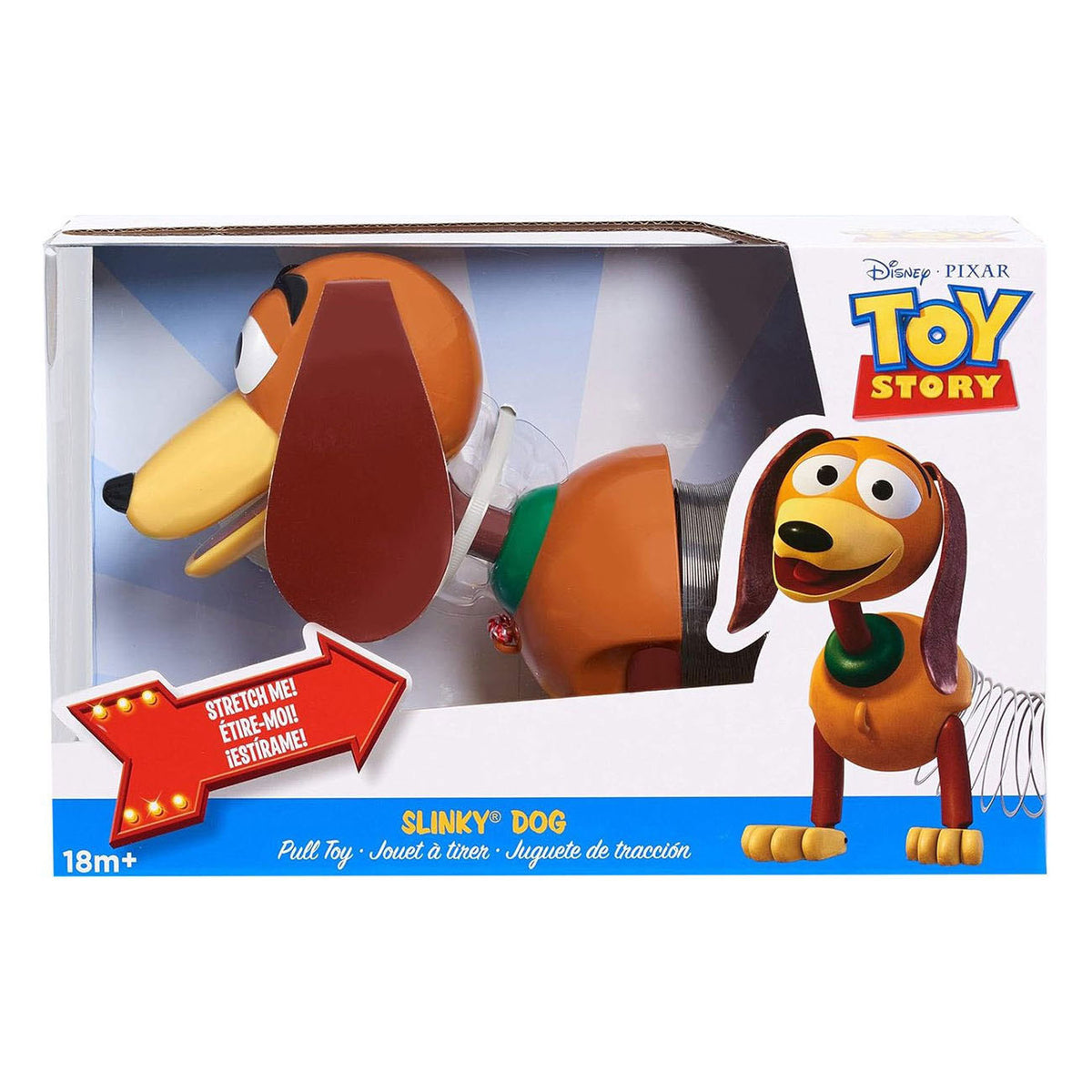 Jouez simplement à une histoire de jouets pour chiens slinky