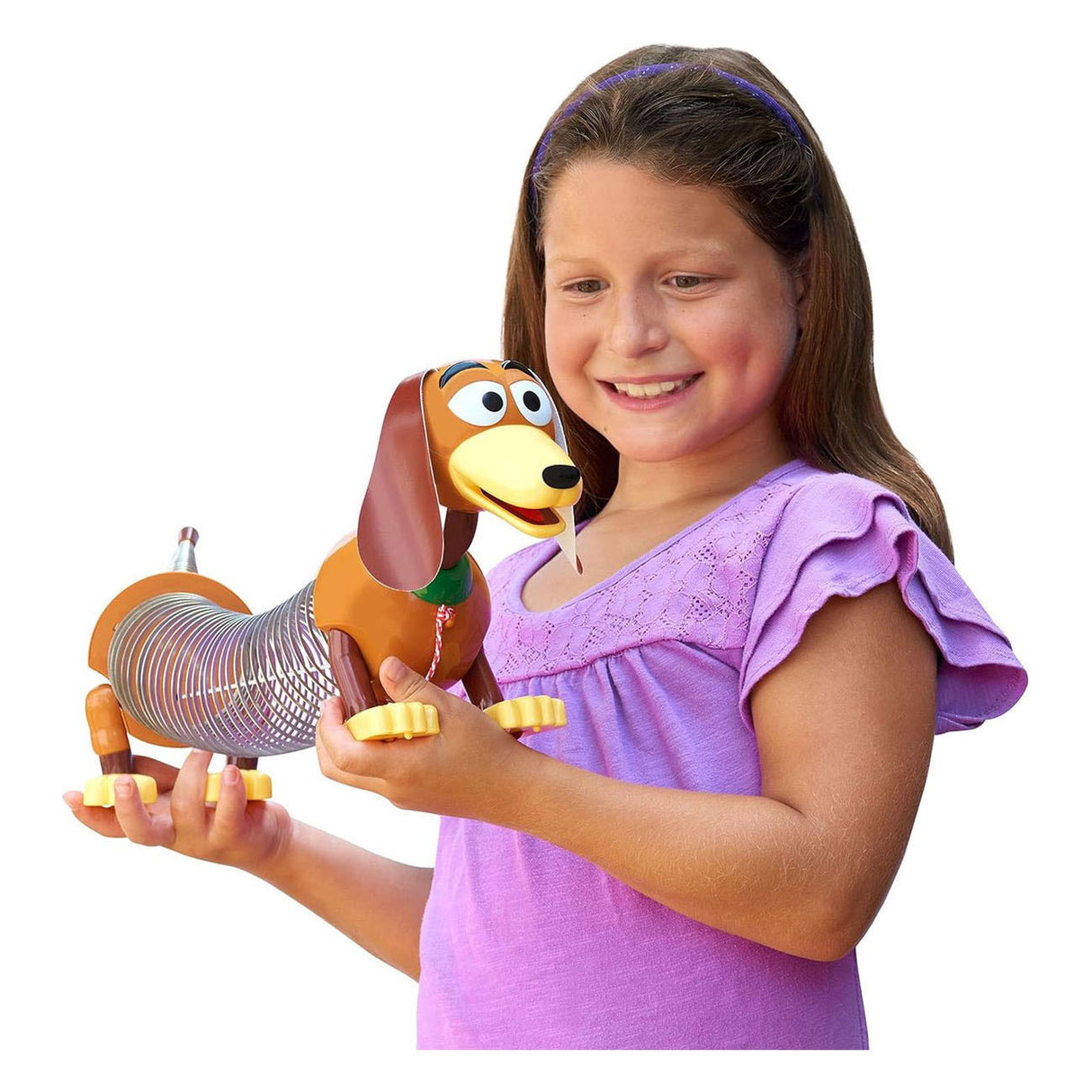 Jouez simplement à une histoire de jouets pour chiens slinky