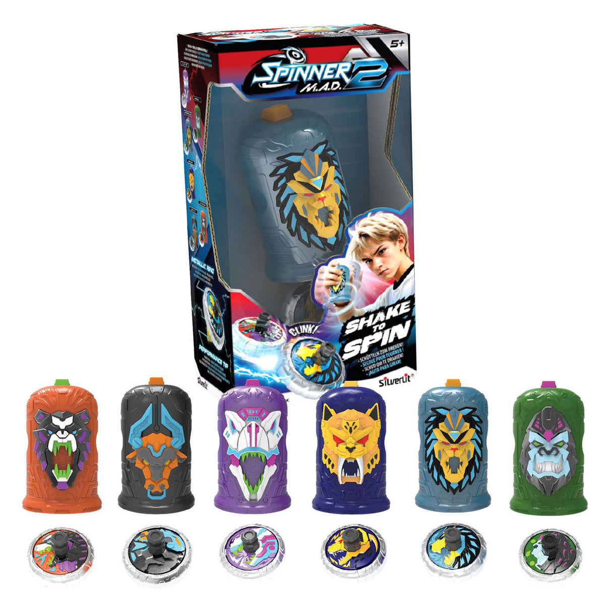 Spinner mad 2 paquets simples assortis | 2 pièces