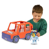 Moose Toys Bluey - Bluey Buddies Big Heeler 4wd ensemble de jeu - incl. peluche bleue
