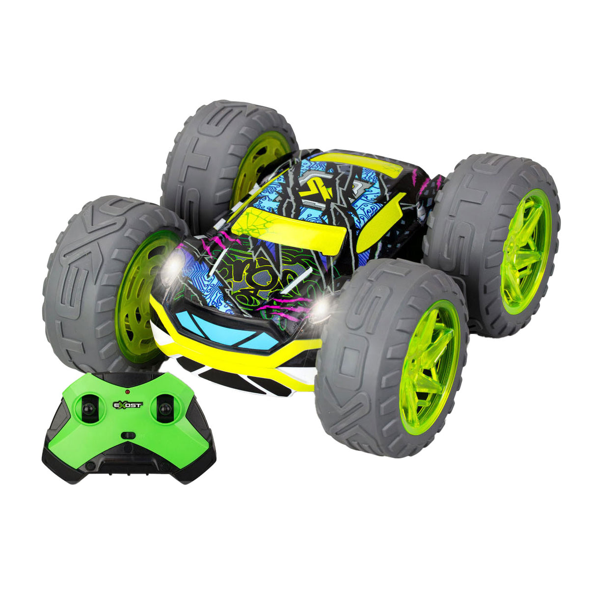 Spectron EXOST RC 360 CROSS FLASH Amazon Green Stereable Car