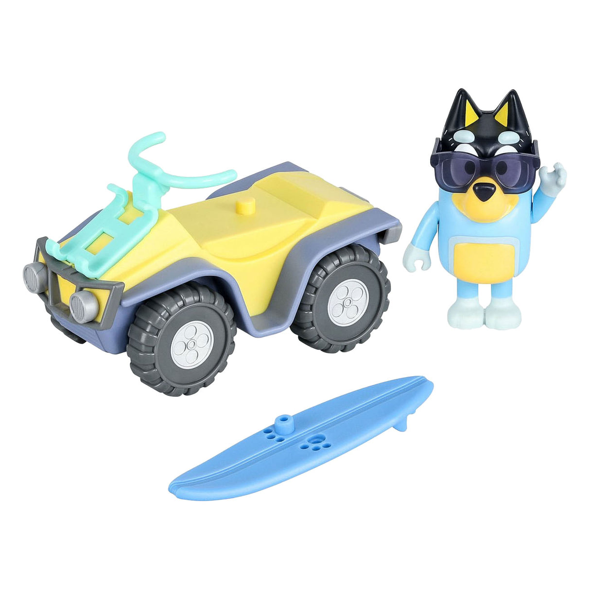 Moose toys bluey beach quad speelfiguur