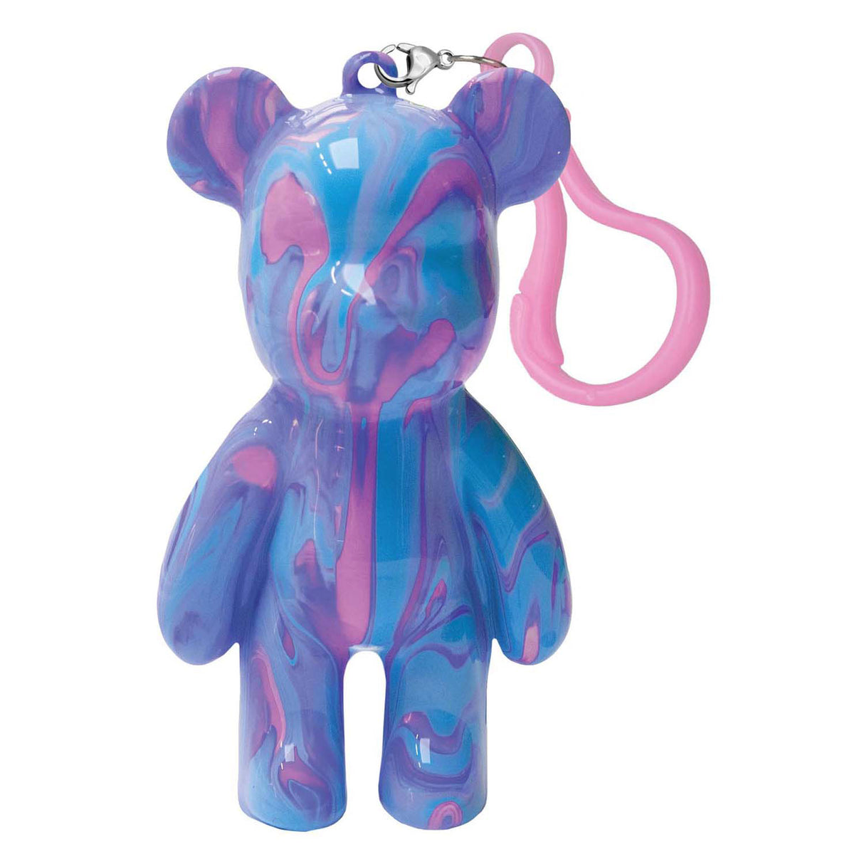 Ensemble porte-clés ours aspect marbre Spectron