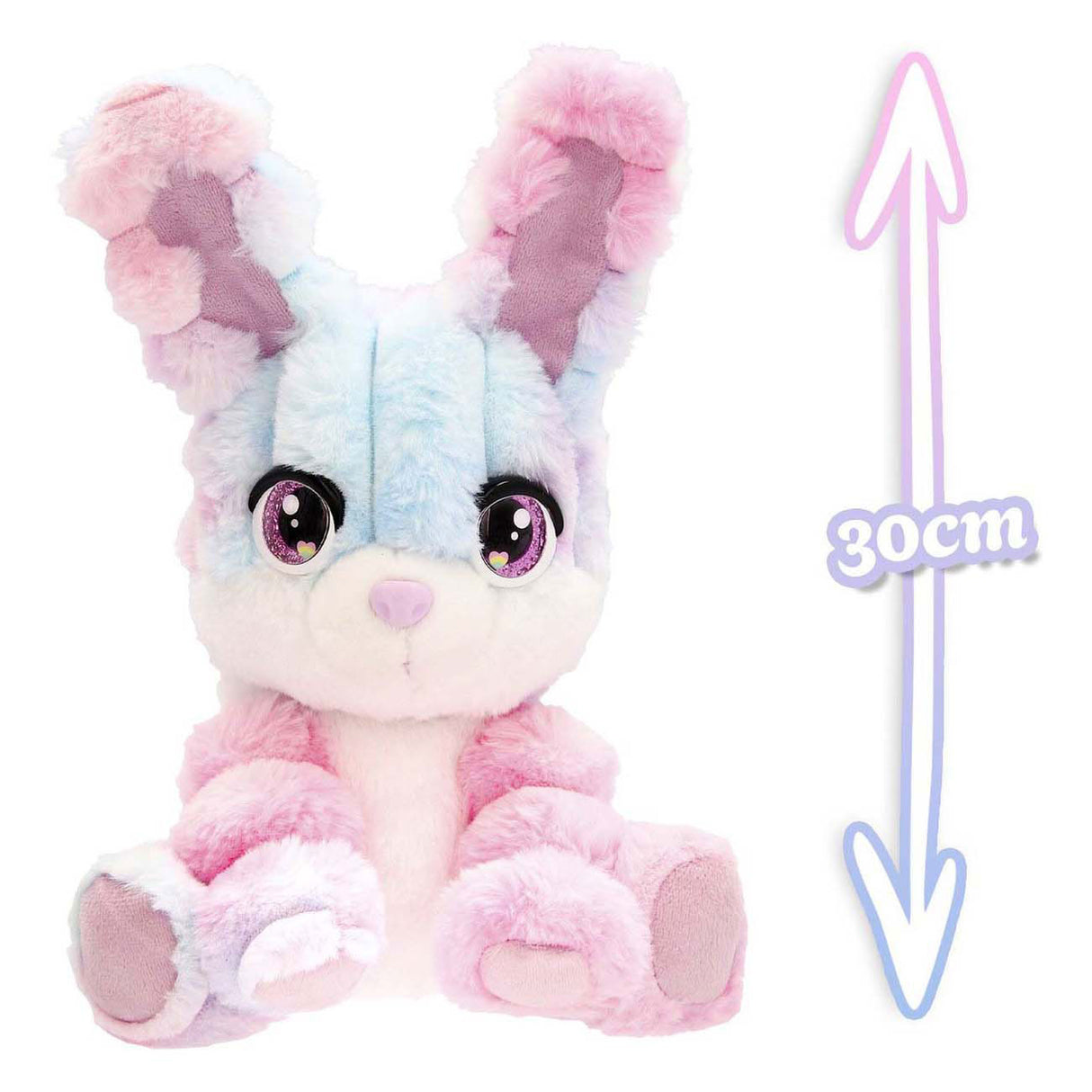 Spectron cotton cuties bunny - peluche barbe à papa parfumée - 30cm
