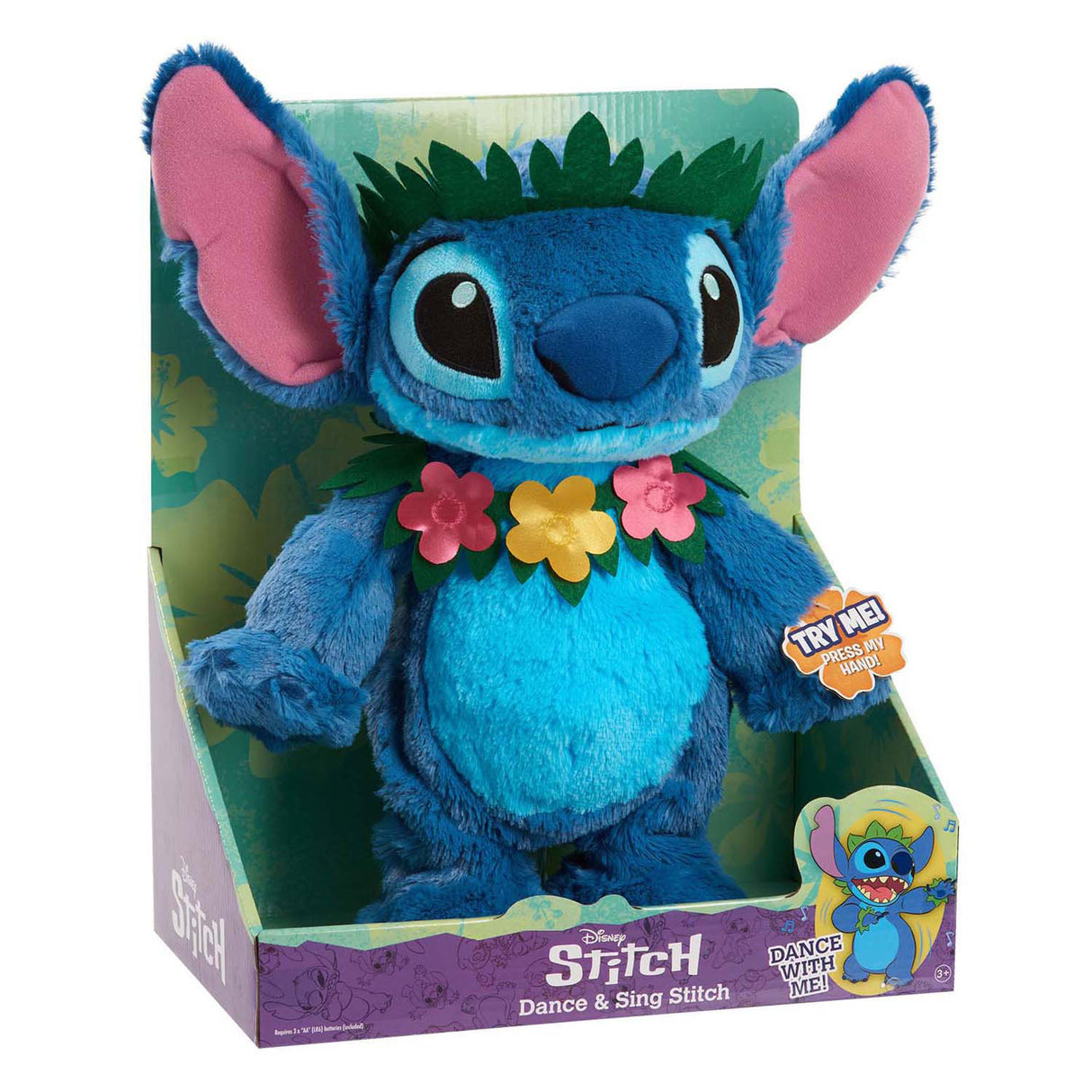 Peluche peluche Spectron danse et chante - stitch