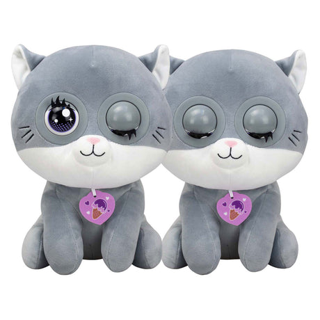 Peluche interactive chat bleu Winksies Silverlit
