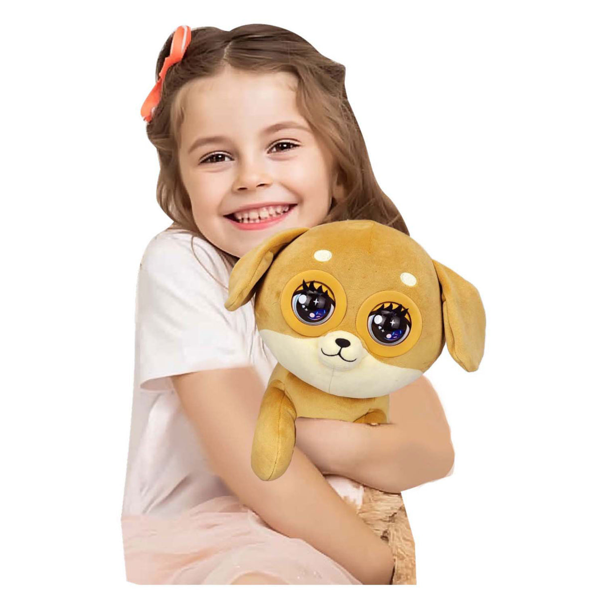Chiot caramel Winksies Silverlit - peluche interactive dans une tasse de glace