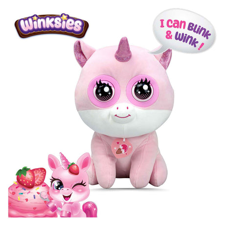 Licorne aux fraises Silverlit Winksies - peluche interactive dans une tasse de glace