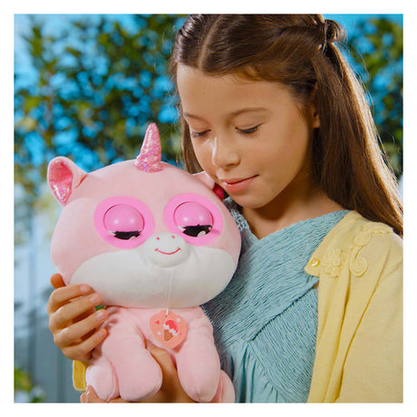 Licorne aux fraises Silverlit Winksies - peluche interactive dans une tasse de glace