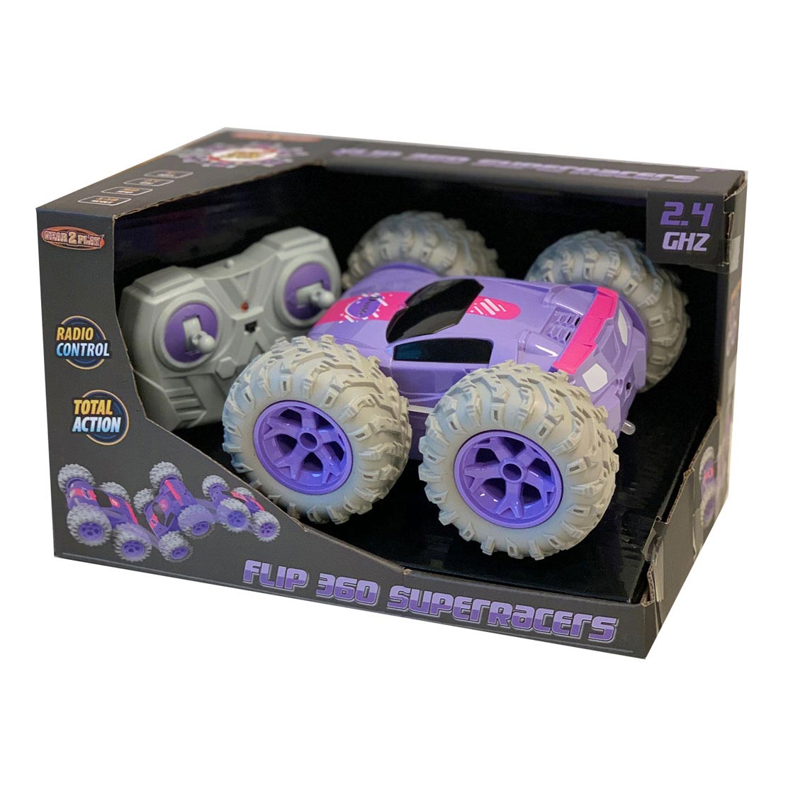 Gear2Play Flip 360 Super Racer contrôlable Auto Purple