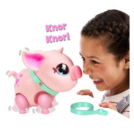 Petits animaux vivants, mon cochon de compagnie, cochon interactif, piggly