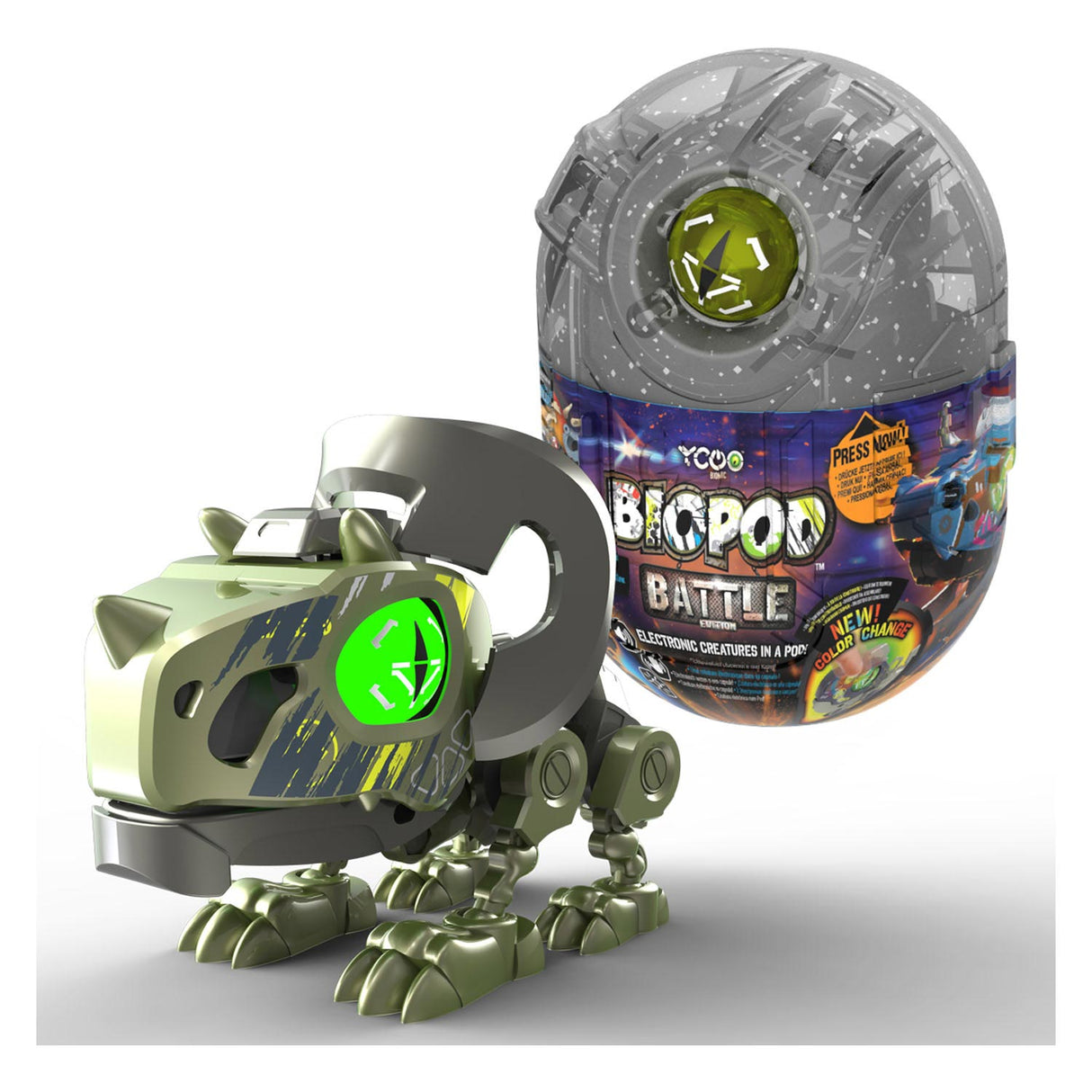 Combat de biopodes Silverlit avec un dinosaure unique