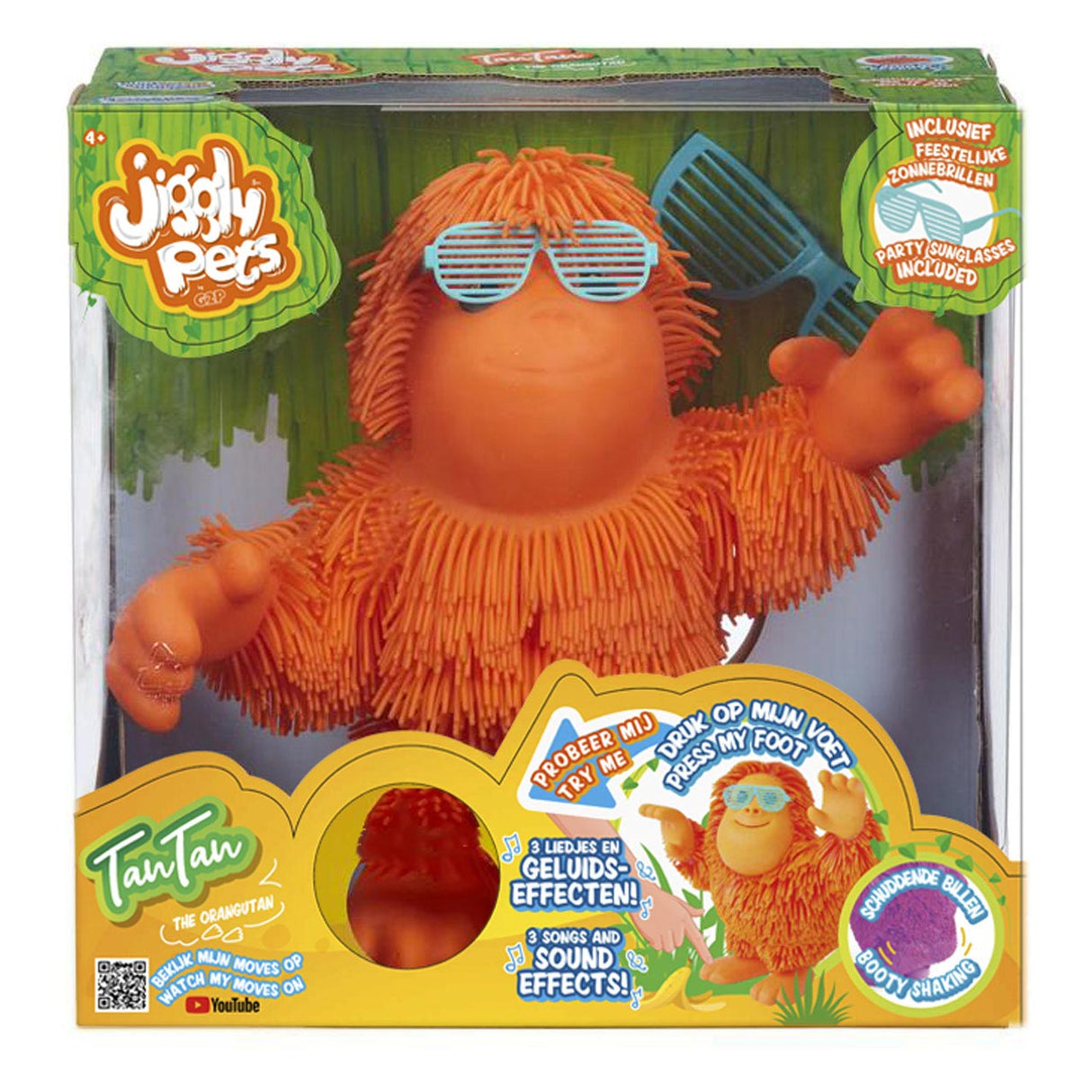 Gear2Play Jiggly Pets Tan-Tan Orangutan