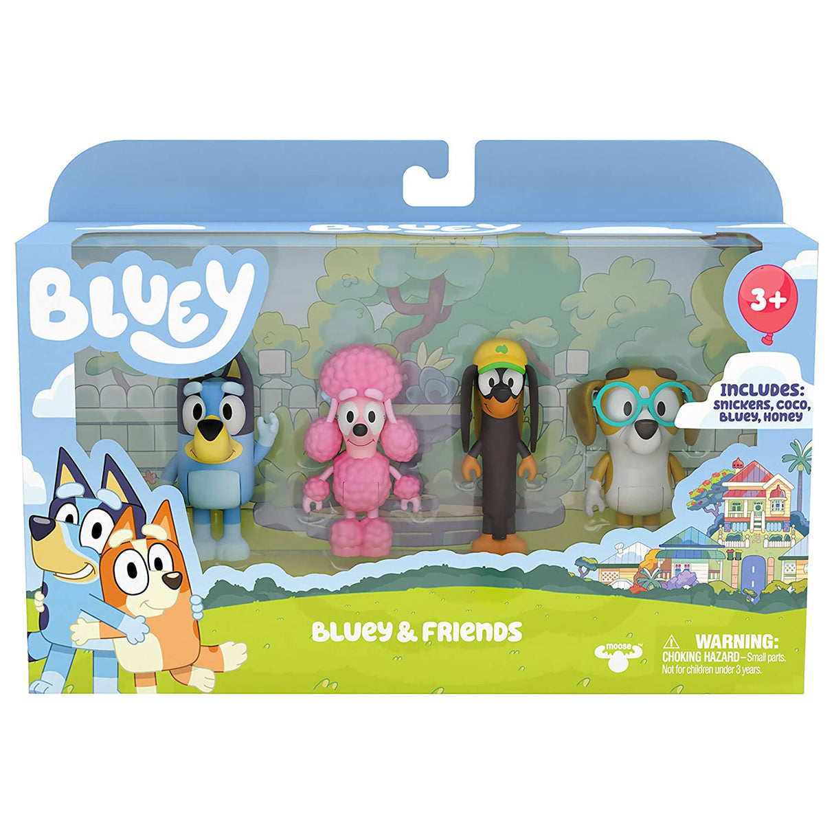 Spectron Bluey Freunde Speel Figuren, 4st.