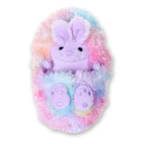 Curlimals Bo The Rainbow Bunny Interactive Hug