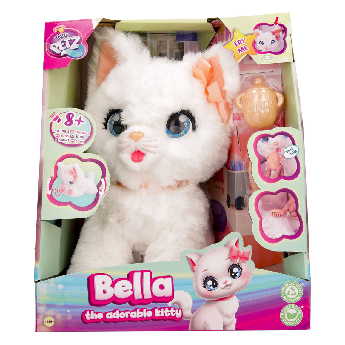 Spectron Bella de Kat Interactieve Knuffel