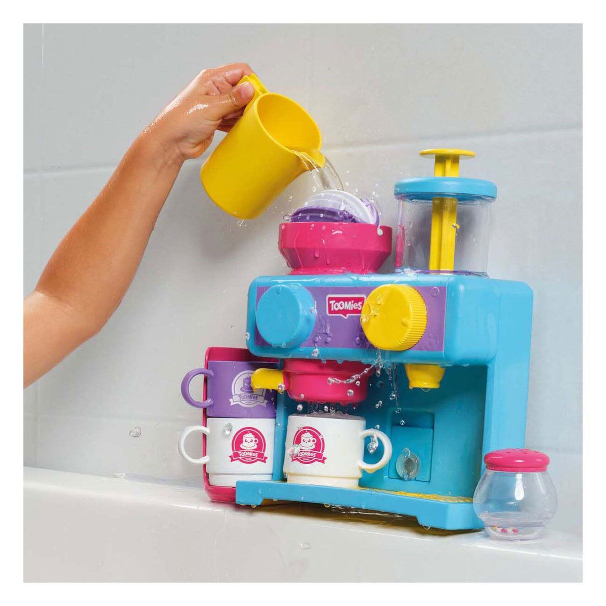 Tomy jouet de bain machine à café barista de bain