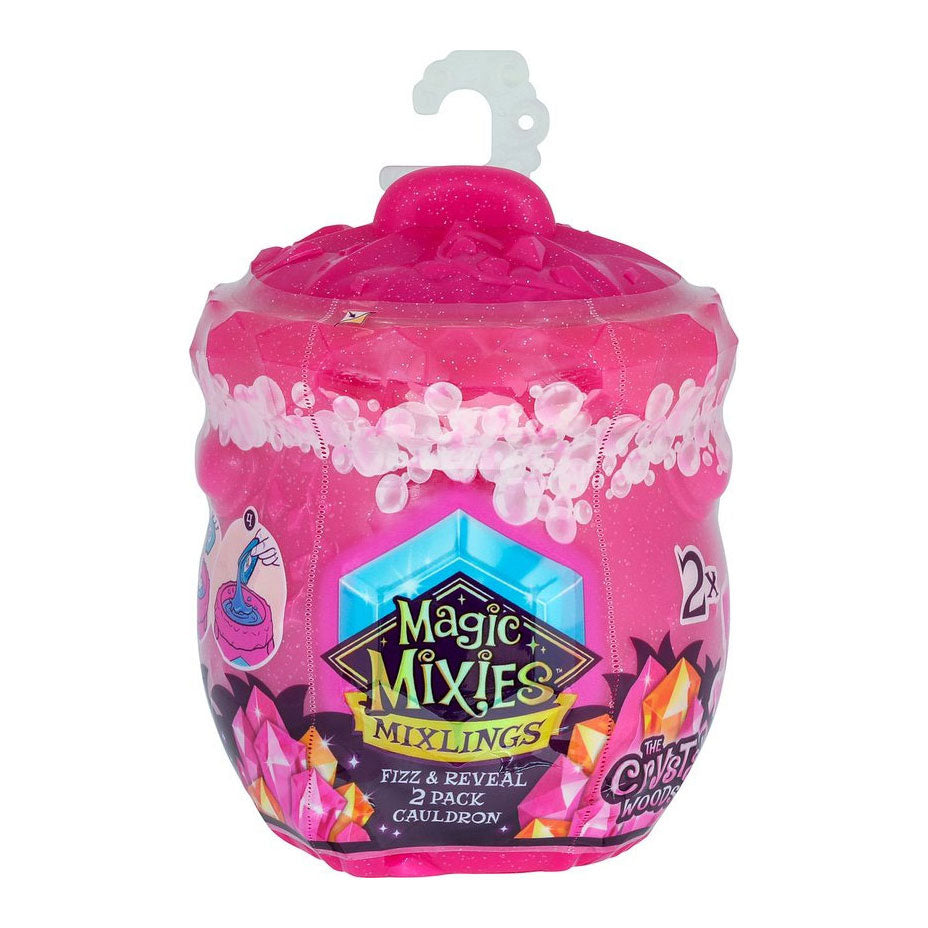 Moose Toys Magic Mixies Mixlings Bruis and Discover Ketel Crystal Woods Series 3, 2-pack