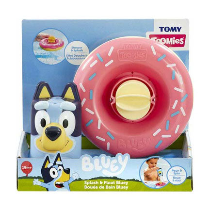 Moose Toys Bluey Splash et flotteur, figurines de jeu, jouets de bain