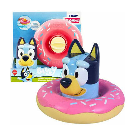 Moose Toys Bluey splashes and floating play figure bath toy