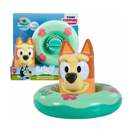 Tomy bluey splash and float bingo jouant figure jouet de bain