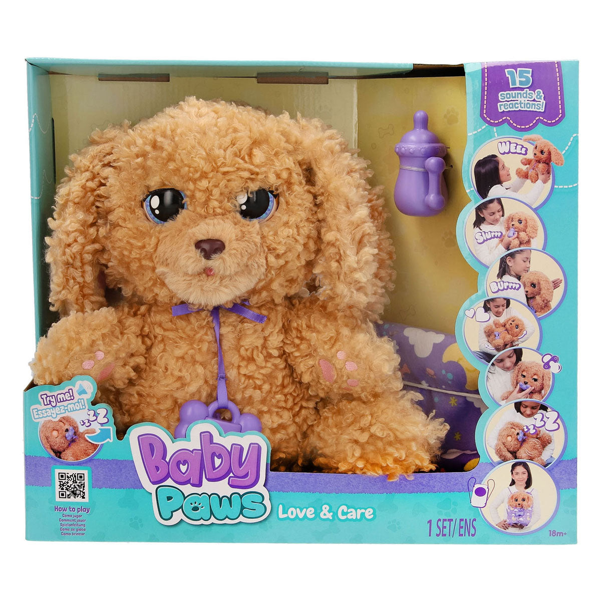 Chiot interactif Spectron Baby Paws