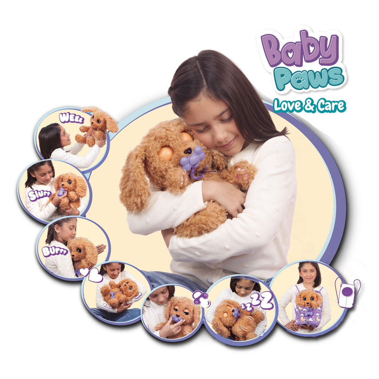 Chiot interactif Spectron Baby Paws