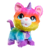 Jouez simplement au chat licorne furreal walkalots big wags - jouet en peluche interactif