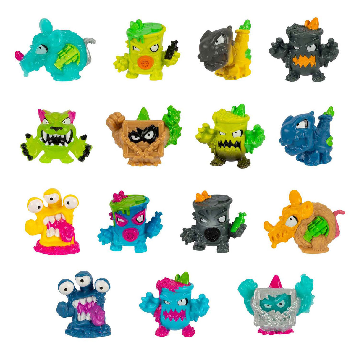 Figurines de biomites Spectron Mrbeast Lab, paquet de 5