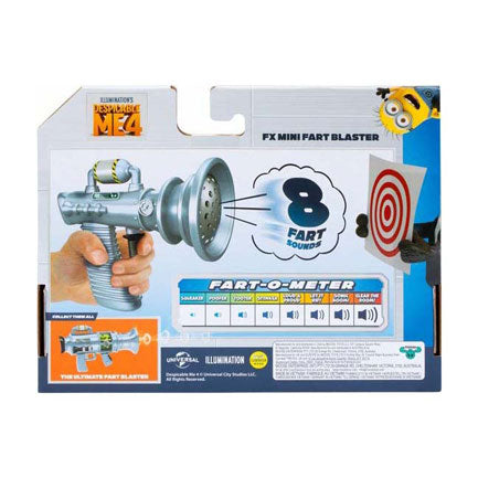 Moose Toys, Despicable Me 4 - Mini Fart Blaster - 8 sons de pet