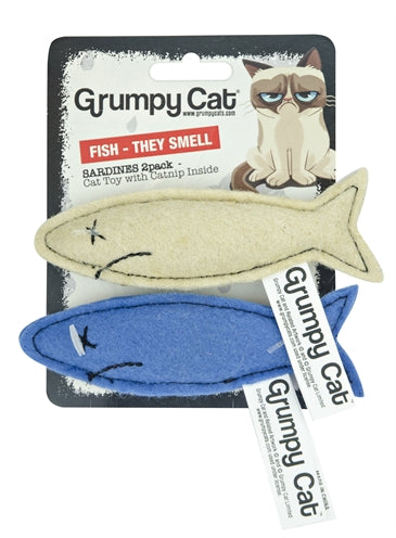 Grumpy Cat Sardines med kattemynte