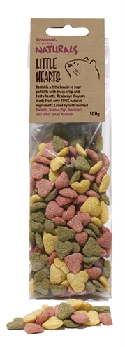 Cœurs à ronger en bois de rose naturel