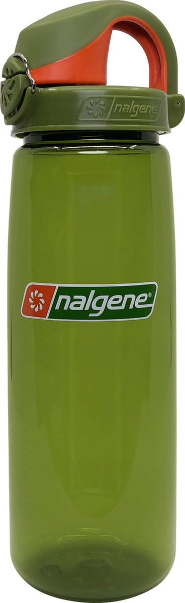 Nalgene - otf - drinking bottle - water bottle - leak proof - water bottle - 650ml - bpa free - sustain - juniper orange cap