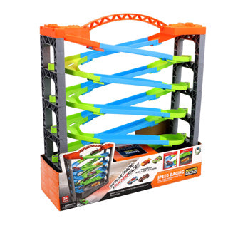 No Brand Race Track Deluxe 5 couches + 2 voitures de course