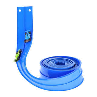 Piste de course flexible 4 mètres bleu