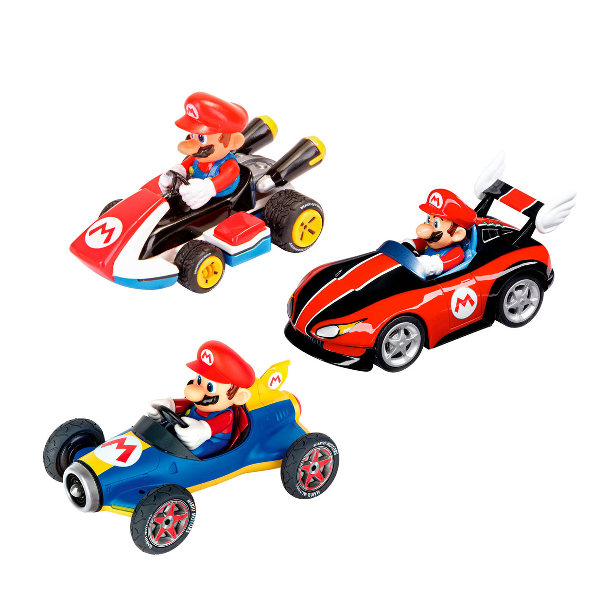 Super Mario Pull Back Race Cars, 3DLG.