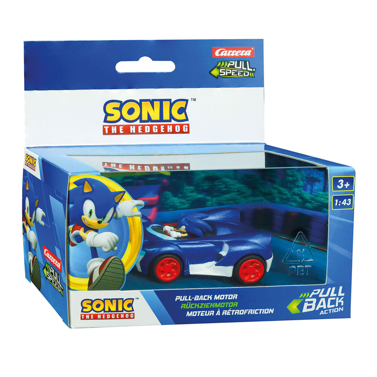 Tirez en arrière Auto Team Sonic Racing - Sonic Speed Star