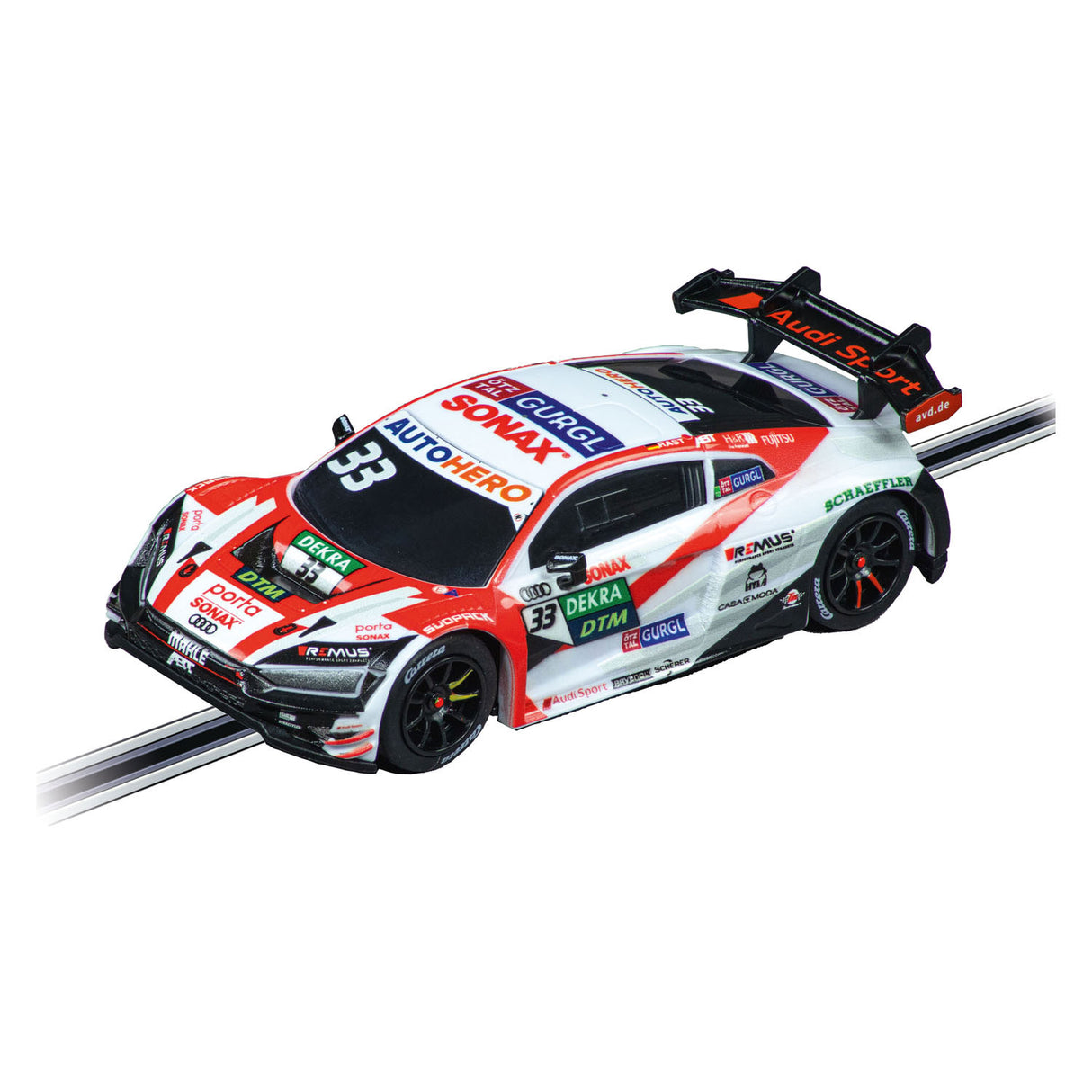 Carrera, allez !!! voiture de course - audi r8 dtm rené rast, no. 33