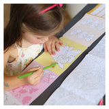 Panda banane - livre de coloriage J'adore les pages à colorier avec des fées